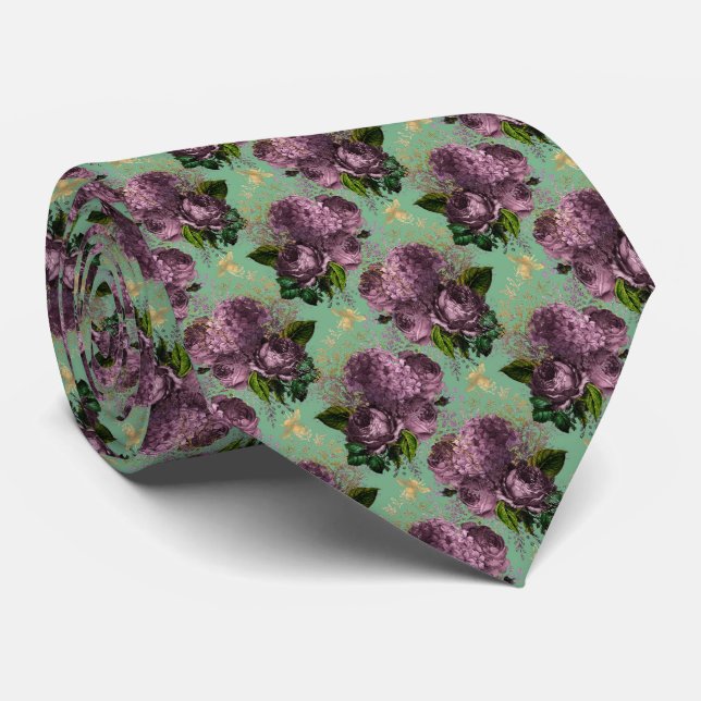 Summer Bumble Bee Neck Tie Krawatte (Gerollt)