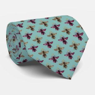 Summer Bumble Bee Neck Tie Krawatte