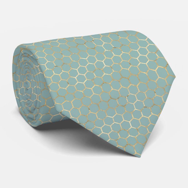 Summer Bumble Bee Neck Tie Krawatte (Gerollt)
