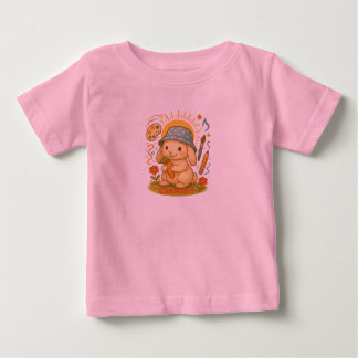 Summer Bunny Delight: Niedlicher Kids-T - Shirt