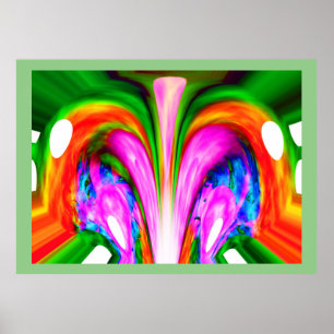 Summer Burning Art Poster