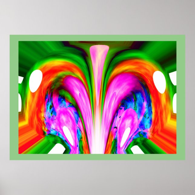 Summer Burning Art Poster (Vorne)