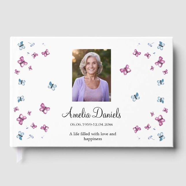 Summer Butterfly im Memory-Foto Gästebuch (Vorderseite)