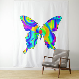 Summer Butterfly Tapestry Wandteppich