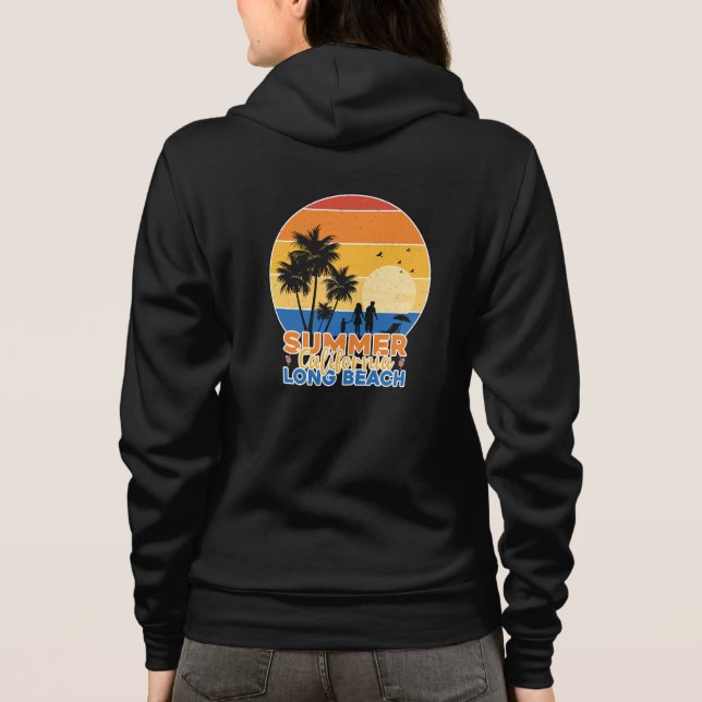 Summer California Long Beach-66594 Hoodie (Rückseite)