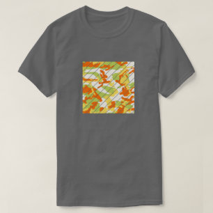 Summer Camouflage Pattern Square geschnitten T-Shirt