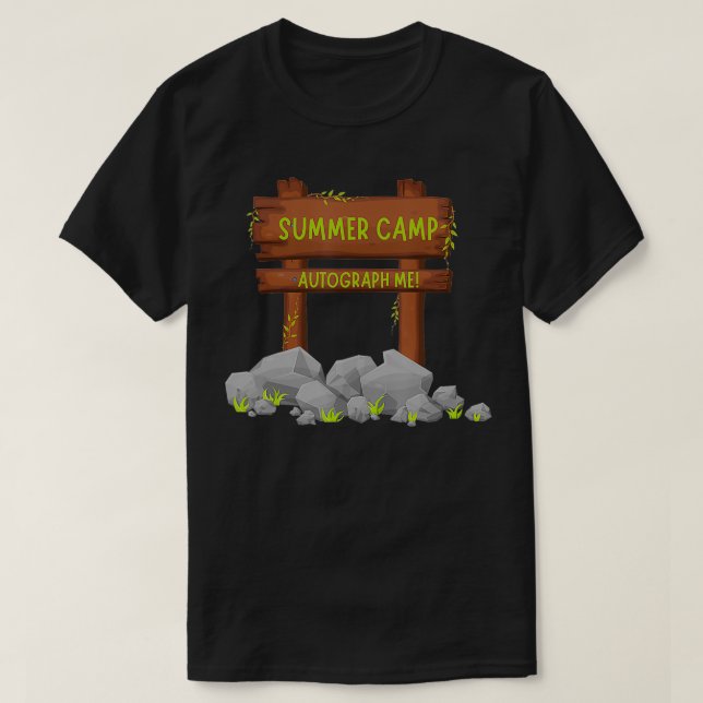 Summer Camp Keepake Autograph Memento T-Shirt (Design vorne)