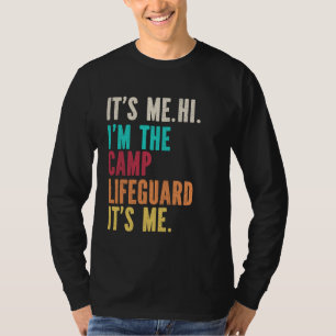 Summer Camp Lifeguard niedlicher Spaß Retro kühn D T-Shirt