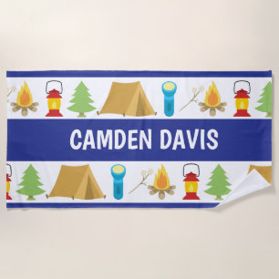 Summer Camp Personalisiert Beach Handtuch