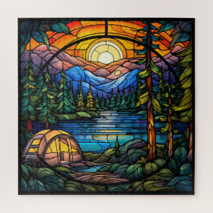 Summer Camp verkleidete Glass Puzzle
