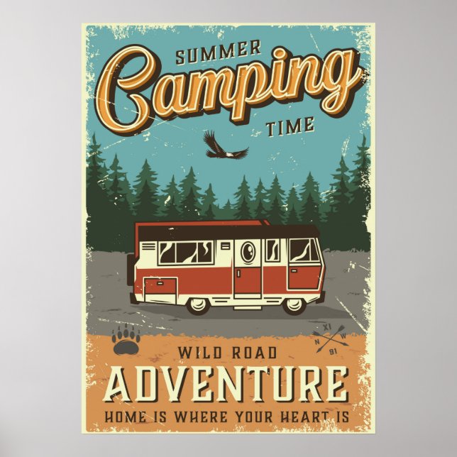 Summer Camping Poster (Vorne)