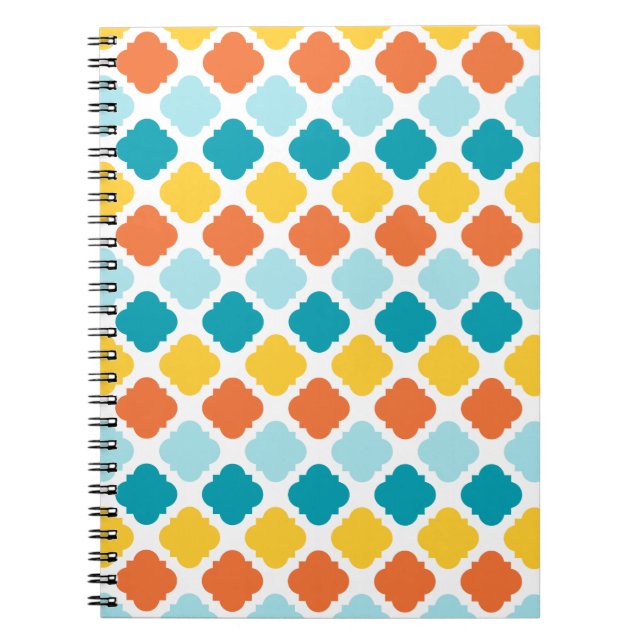 Summer Carnival Pattern Notizblock (Vorderseite)