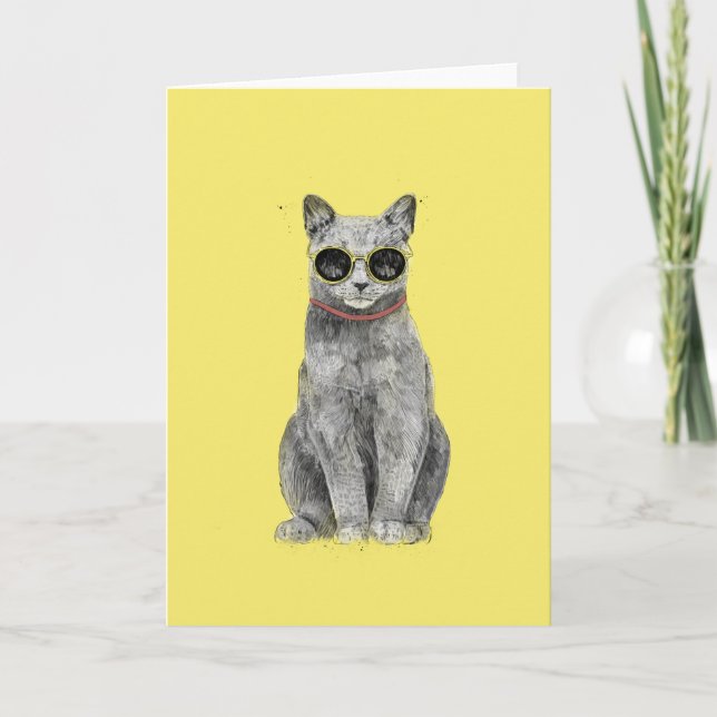 Summer Cat Card Karte (Vorderseite)