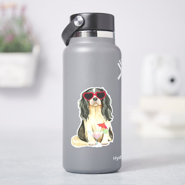 Summer Cavalier Vinyl Sticker (HydroFlask)
