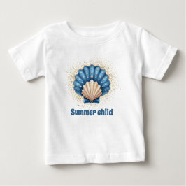 Summer Child - T - Shirt von Kindern mit Seashell 