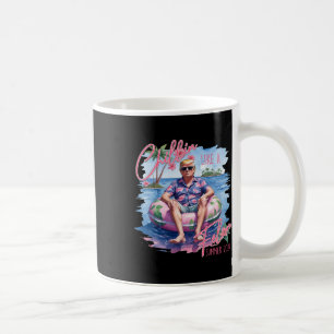 Summer Chillin wie ein Felon Trump für Präsident 2 Kaffeetasse