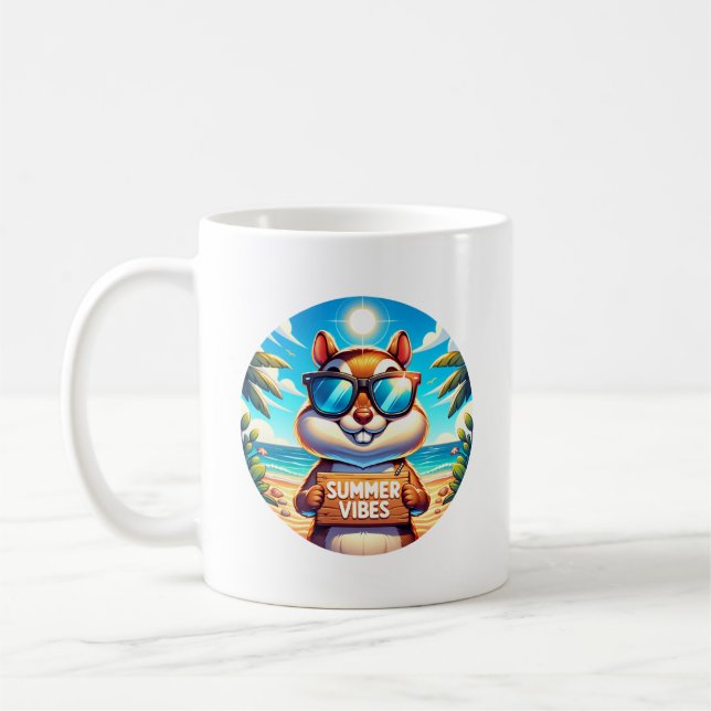 Summer Chipmunk Kaffeetasse (Links)