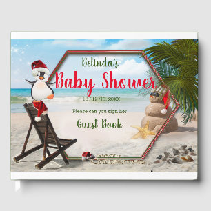 Summer Christmas Baby Dusche Gästebuch