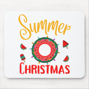 Summer Christmas July Mousepad