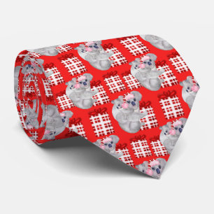 Summer Christmas Koalas Red Krawatte