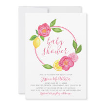 Summer Citrus Floral Zitrone Wreath Girl Baby Dusc