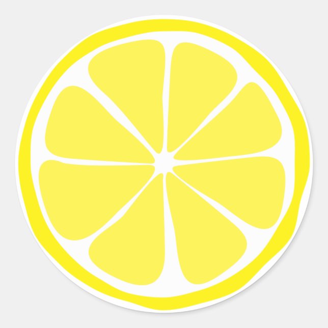 Summer Citrus Lemon Stickers (Vorderseite)