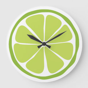 Summer Citrus Limon Wall Uhr