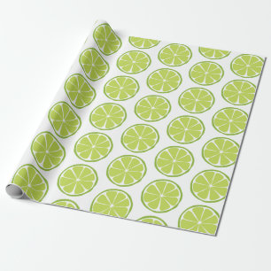 Summer Citrus Limon Wrapping Paper Geschenkpapier
