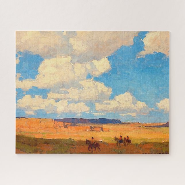 Summer Clouds Edgar Payne Puzzle (Horizontal)
