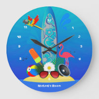 Summer Club Beach House Große Uhr