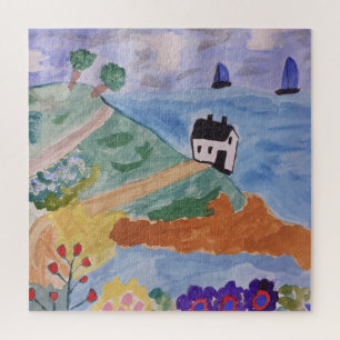 Summer Coast & Blume Jigsaw Puzzle