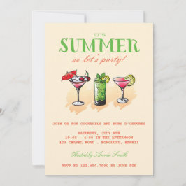 Summer Cocktail Party Einladung