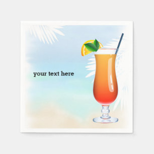 Summer Cocktails Serviette