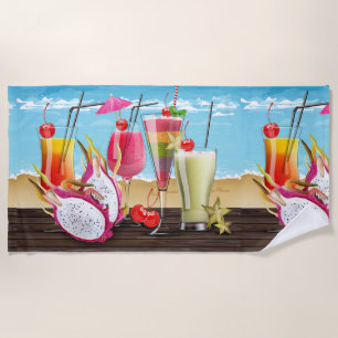 Summer Cocktails Strandtuch
