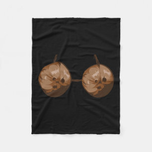 Summer Coconut Bra Halloween Kostümspass Outfit Gi Fleecedecke
