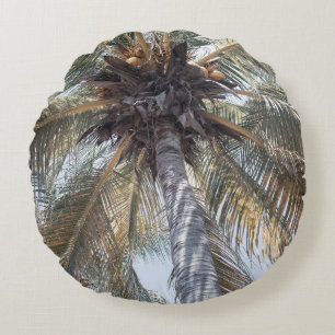 Summer Coconut Chill Palm 1 Rundes Kissen