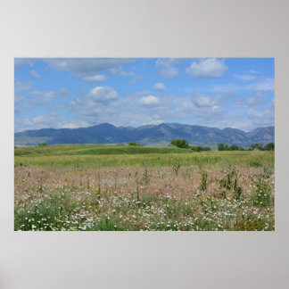 Summer Colorado Landschaft Poster