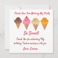 Summer Colorful Ice Creme Geburtstag