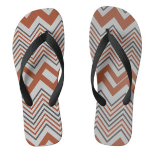 Summer Colorful Zigzag Unisex Flip Flops