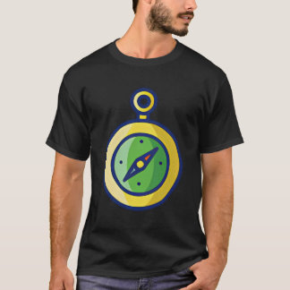 Summer Compass Icons Minimal einfaches grafisches  T-Shirt