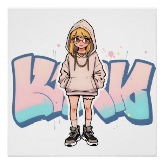 Summer Cool Lisa ~ AiKo Kids Poster