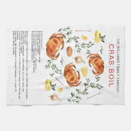 Summer Crab Boil | Recipe Heirloom Teetuch Geschirrtuch