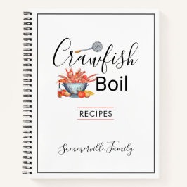 Summer Crawfish Boil Family Kochrezepte Notizbuch