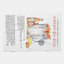 Summer Crawfish Boil | Recipe Heirloom Teetuch Geschirrtuch