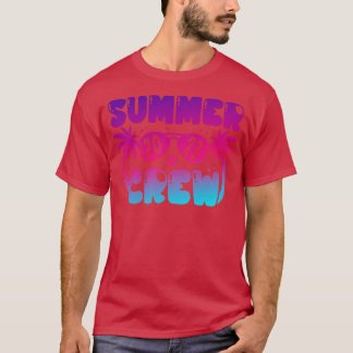 Summer Crew 2023 Beach Summer Family Urlaub T-Shirt