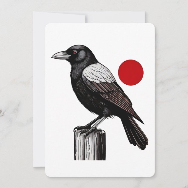 Summer Crow Art Card (Vorderseite)