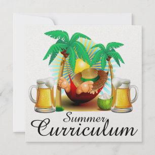Summer Curriculum Party Einladung