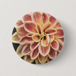 Summer Dahlia Blume (Floral Art) Button