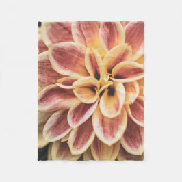 Summer Dahlia Blume (Floral Art) Fleecedecke