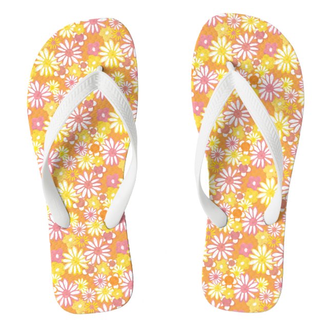 Summer Daisies Flip Flops (Fußbett)